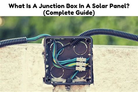 potted junction box|junction box for solar panels.